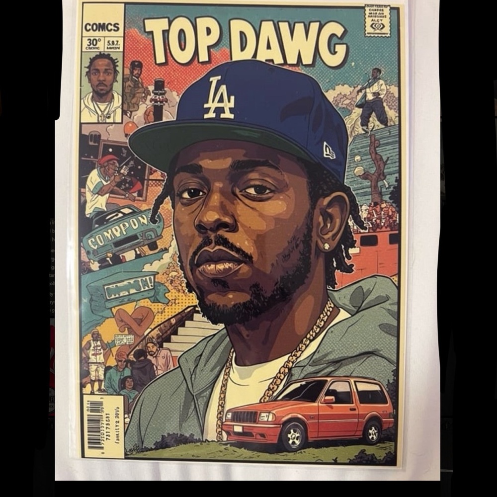 Top Dawg Comic Art Print